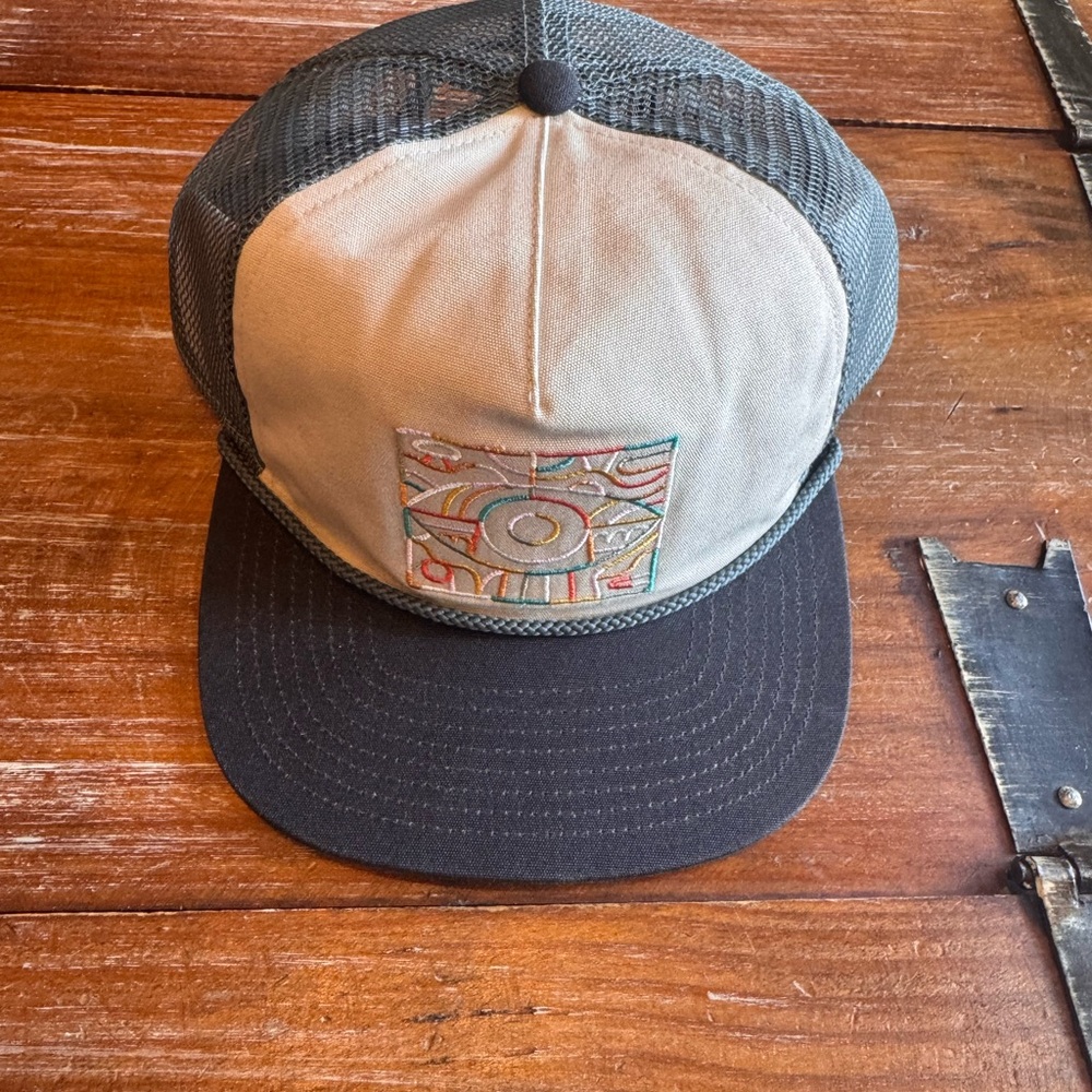 Patagonia Two-Tone Trucker Hat - Gray and Cream